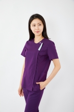 포커스 배색포인트 로열퍼플 상의-5634