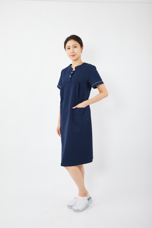 임부복 미니하이넥 네이비-2262