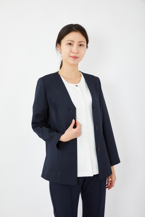 심플 가디건 자켓 다크네이비-5371