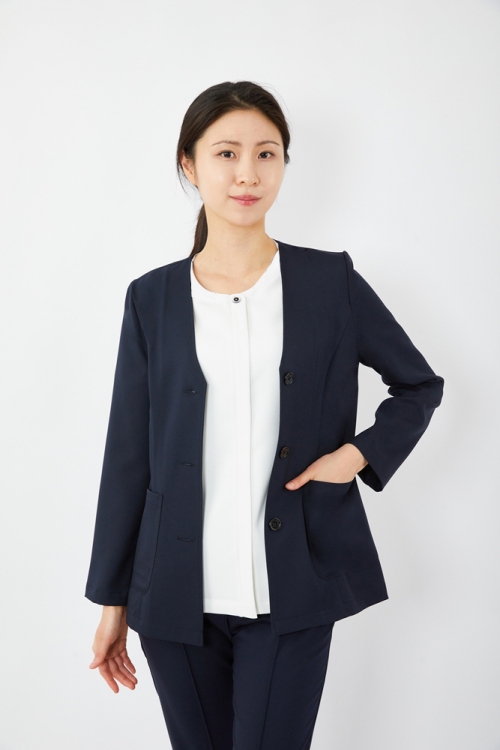 심플 가디건 자켓 다크네이비-5371