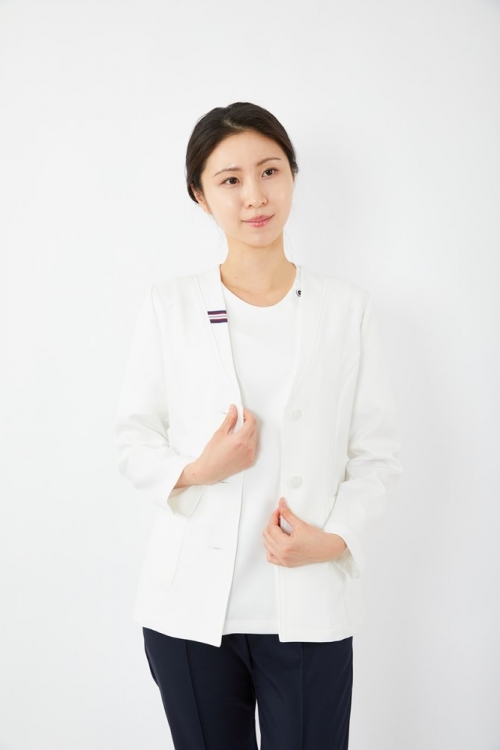 포인트 자켓 화이트-5365