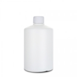 HDPE 용기 500ML/ 0.5L 환(TR) 용기 막캡 - 반투명 백색/ 28파이 [110개입]