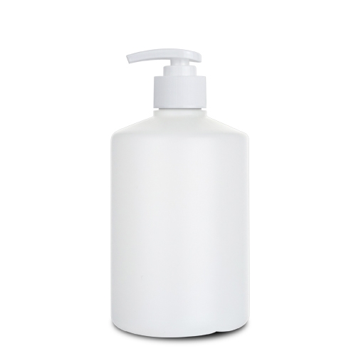 HDPE 용기 500ML/ 0.5L 환(TR) 펌프(SL-06) - 반투명 백색/ 28파이 [110개입]