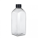 PET 용기(SKP-500SQ) 500ML 막캡 - 투명/ 28파이 [160개입]