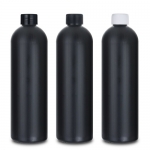 HDPE 용기 560ML/ 0.56L 환(LR) 막캡 - 흑색/ 28파이 [125개입]