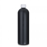 HDPE 용기 560ML/ 0.56L 환(LR) 막캡 - 흑색/ 28파이 [125개입]