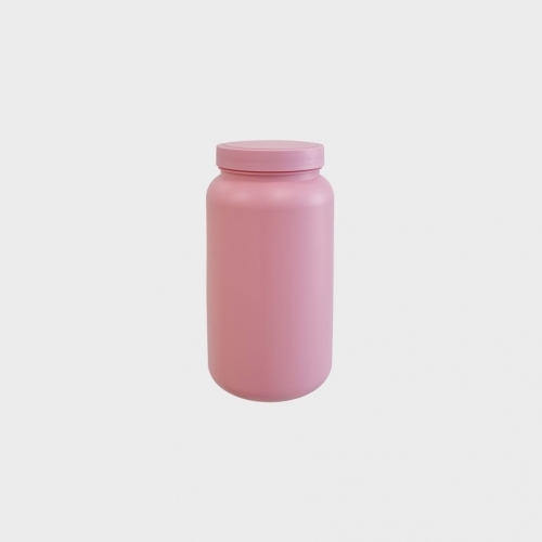 분말용기 HDPE 1800ml 핑크 1박스(50개)