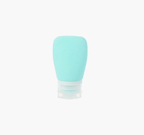 납작 실리콘 공병 휴대용 여행용 수영장 샴푸통 화장품 용기 60ml