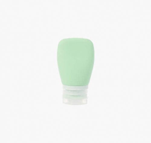 납작 실리콘 공병 휴대용 여행용 수영장 샴푸통 화장품 용기 60ml