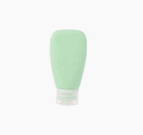 납작 실리콘 공병 휴대용 여행용 수영장 샴푸통 화장품 용기 60ml