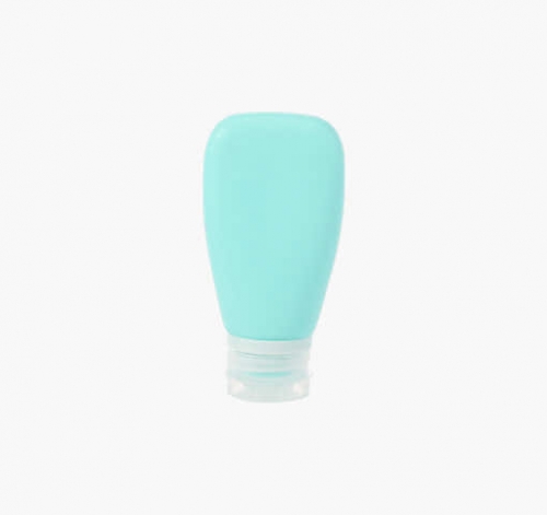 납작 실리콘 공병 휴대용 여행용 수영장 샴푸통 화장품 용기 60ml