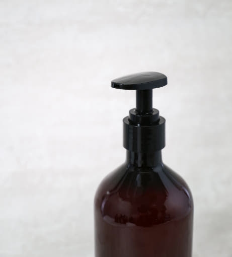 28파이 디스펜서 화장품공병 브라운 PET 500ml