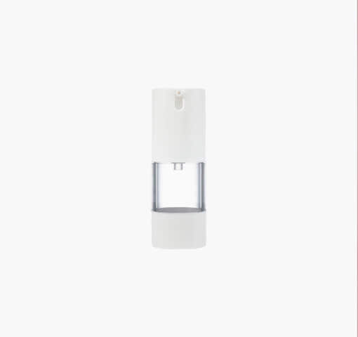 진공 에센스 용기 펌핑 펌프 화장품 공병 휴대용 화이트 U 15ml