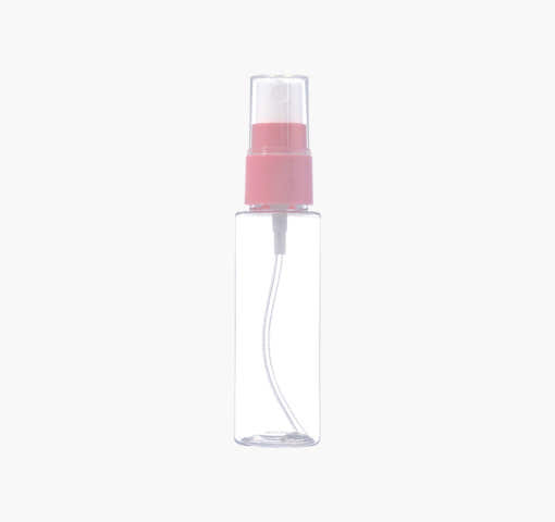 핑크 파워 스프레이 공병 30ml 50ml 투명 PET 화장품 용기 리필 휴대용 여행용