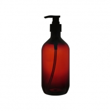 24파이 호텔 디스펜서 브라운 용기 PET 300ml 욕실 샴푸 바디워시 바디로션 샴푸 호환 펌프