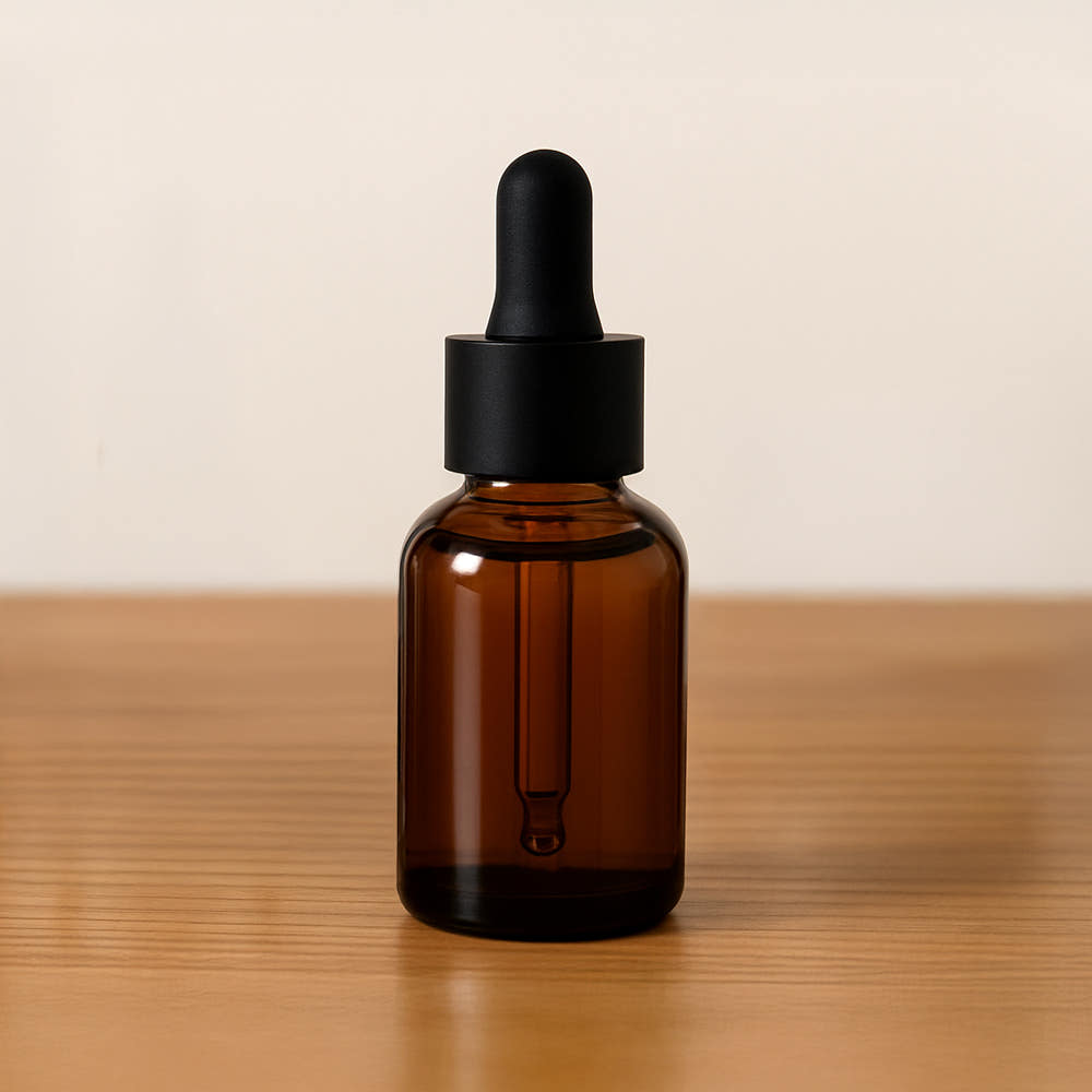화장품용기 고중량 유리 스포이드 공병 아로마 앰플 오일 브라운 투명 25ml