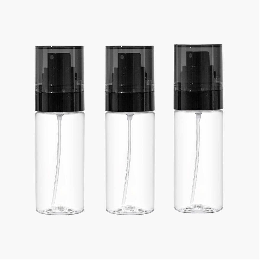 안개분사 스프레이 울트라 미스트 블랙 60ml 3개입 휴대용 분무기 화장품용기