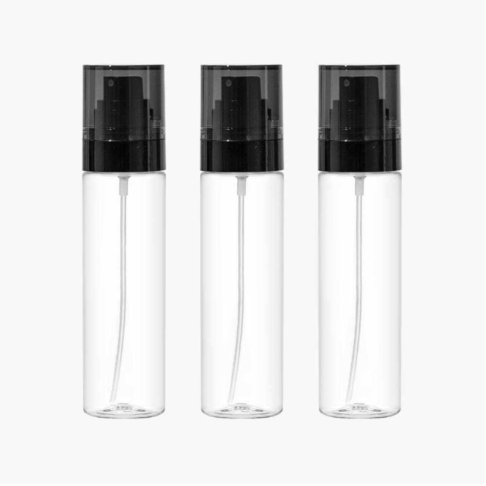 안개분사 스프레이 울트라 미스트 블랙 100ml 3개입 휴대용 분무기 화장품공병