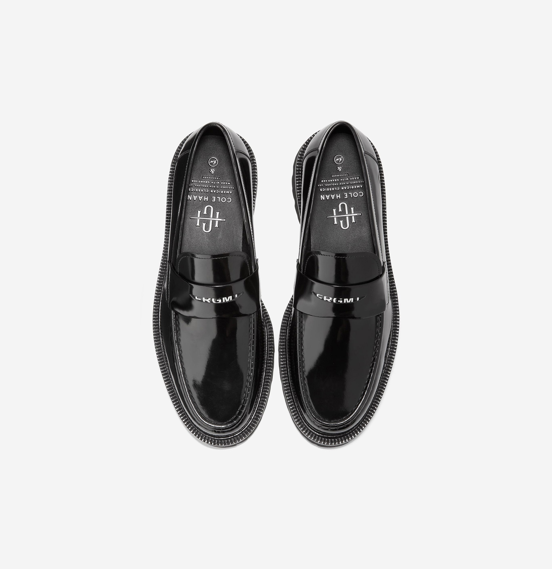 [CH X FRAGMENT AMERICAN CLASSICS PENNY LOAFER] 블랙 남성 [Width:M]