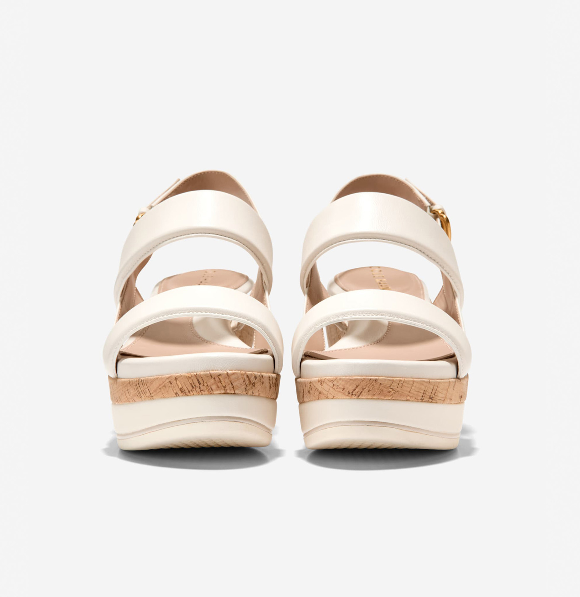 [Aislin Wedge Sandal] 화이트 여성 샌들 [WIDTH:B]