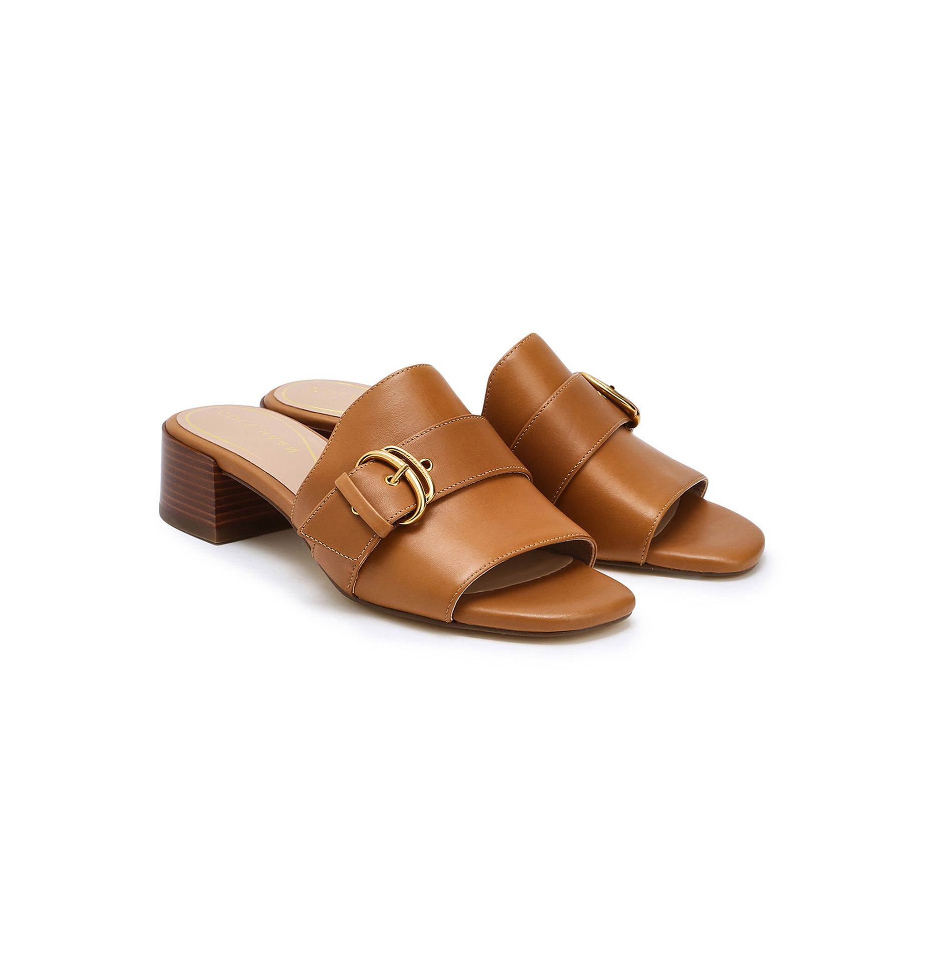 [Crosby Slide Sandal] 브라운 여성 샌들 [WIDTH:B]