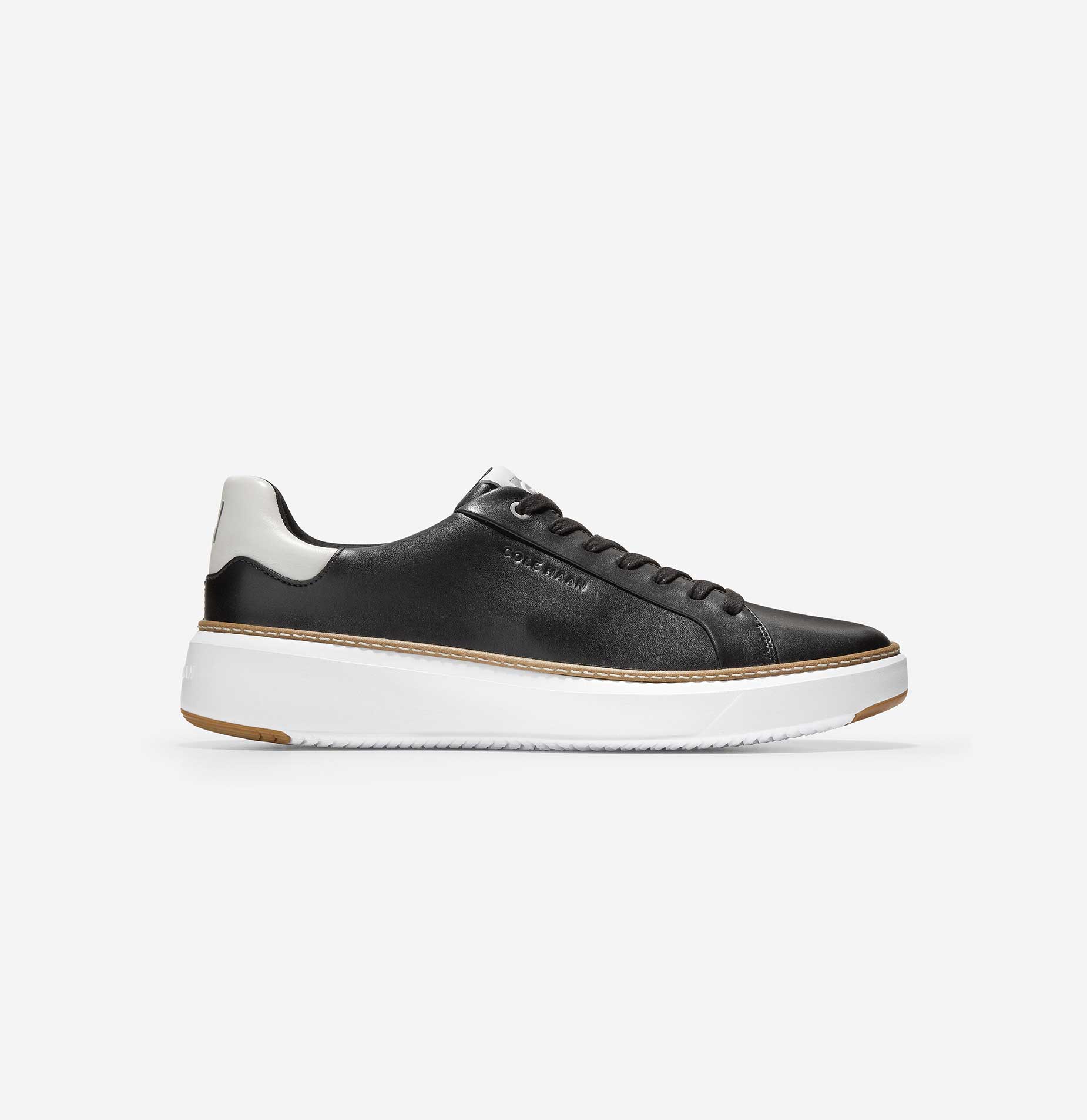 [GRANDPRØ TOPSPIN SNEAKER] 블랙 남성 스니커즈 [Width:W]