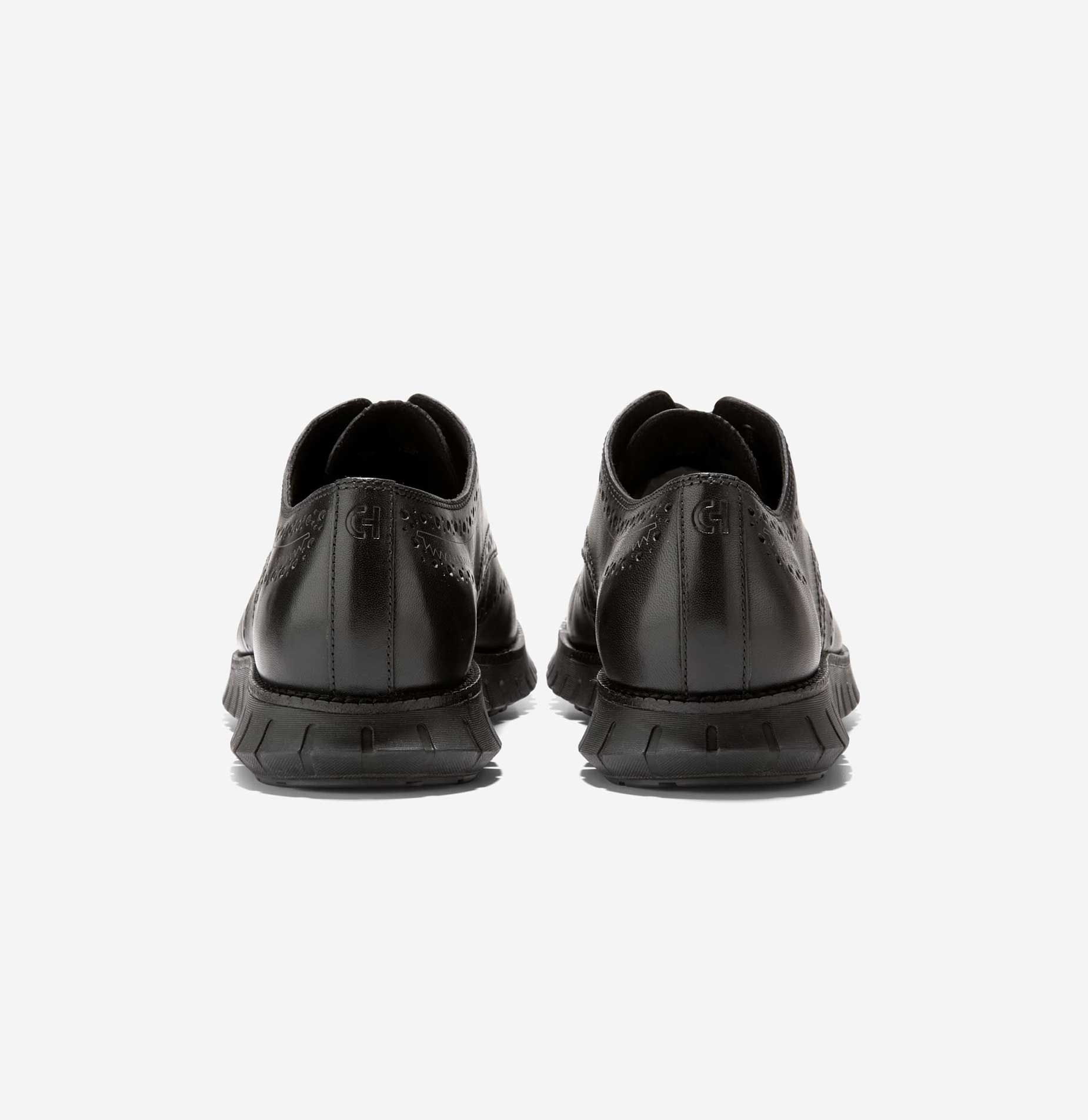 [ZERØGRAND REMASTERED WINGTIP OXFORD] 블랙 남성 윙팁 옥스포드 [Width:W]