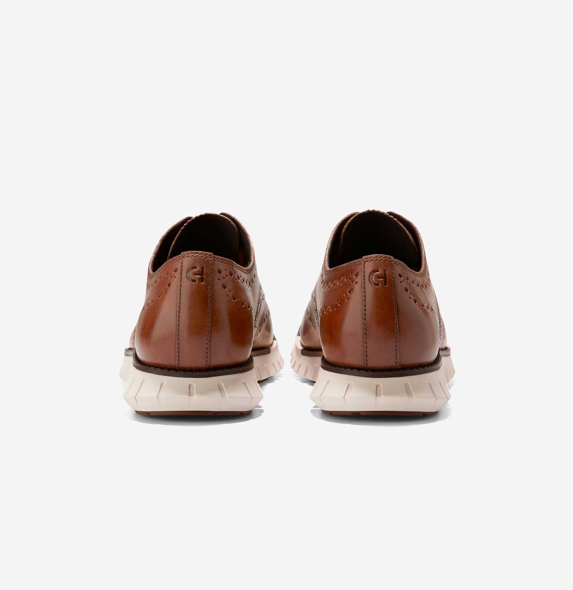 [ZERØGRAND REMASTERED WINGTIP OXFORD] 브라운 남성 윙팁 옥스포드 [Width:W]