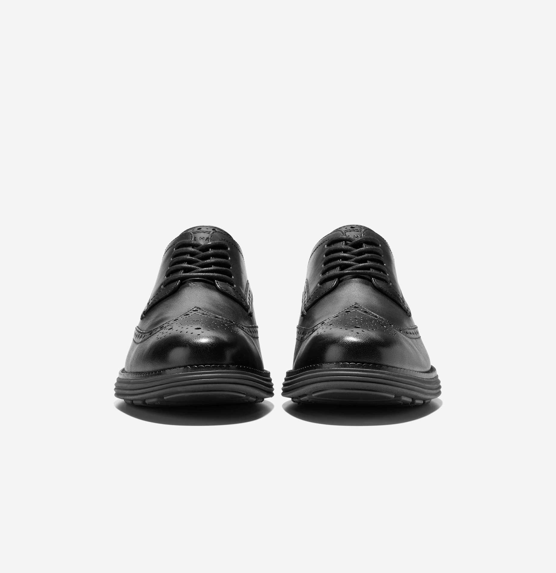 [ØRIGINALGRAND REMASTERED WINGTIP] 블랙 남성 윙팁 옥스포드 [Width:W]