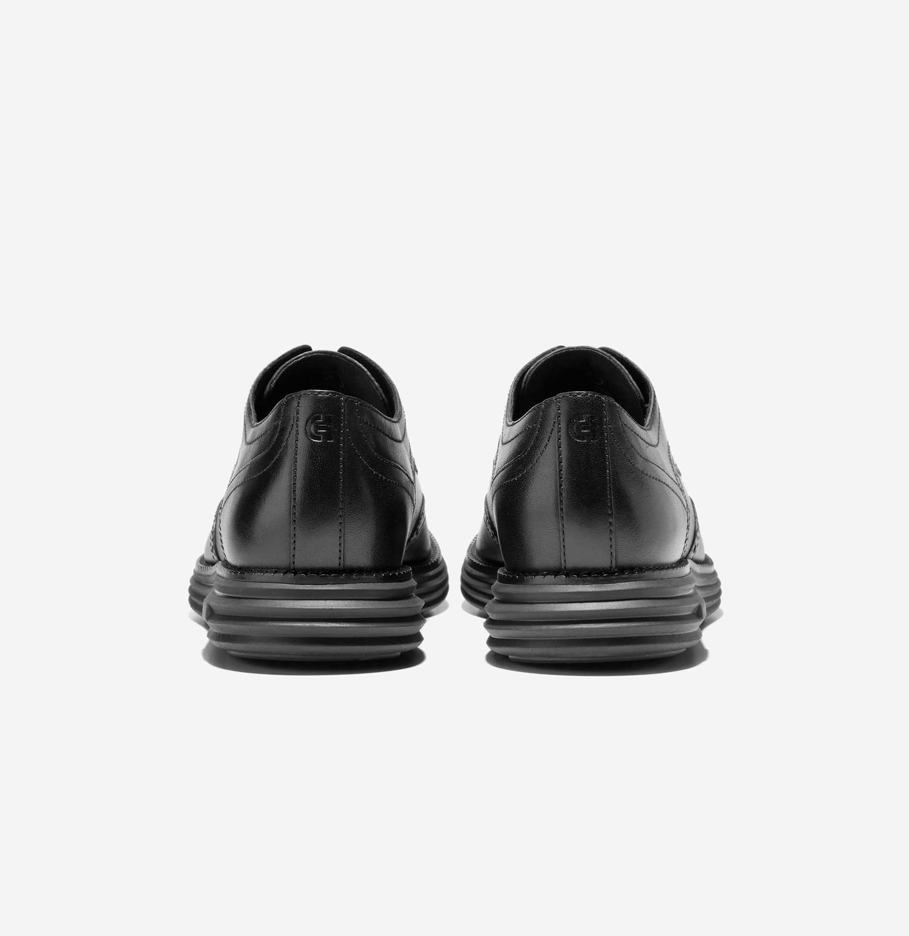 [ØRIGINALGRAND REMASTERED WINGTIP] 블랙 남성 윙팁 옥스포드 [Width:W]