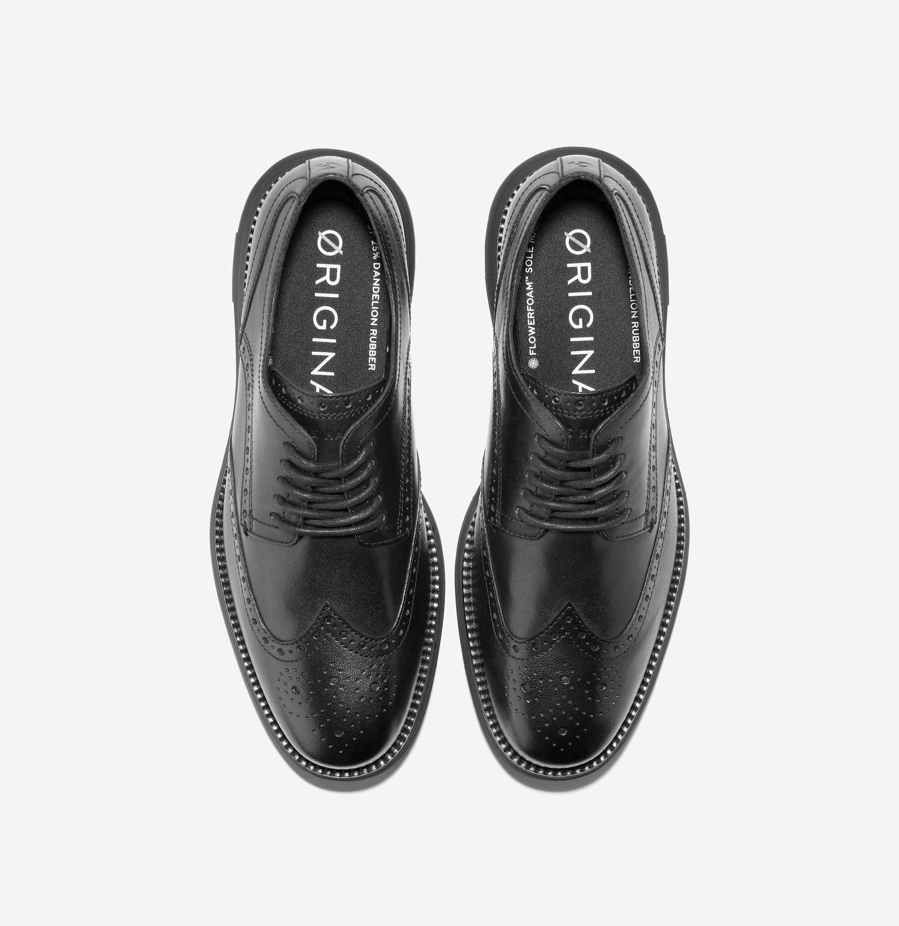 [ØRIGINALGRAND REMASTERED WINGTIP] 블랙 남성 윙팁 옥스포드 [Width:W]