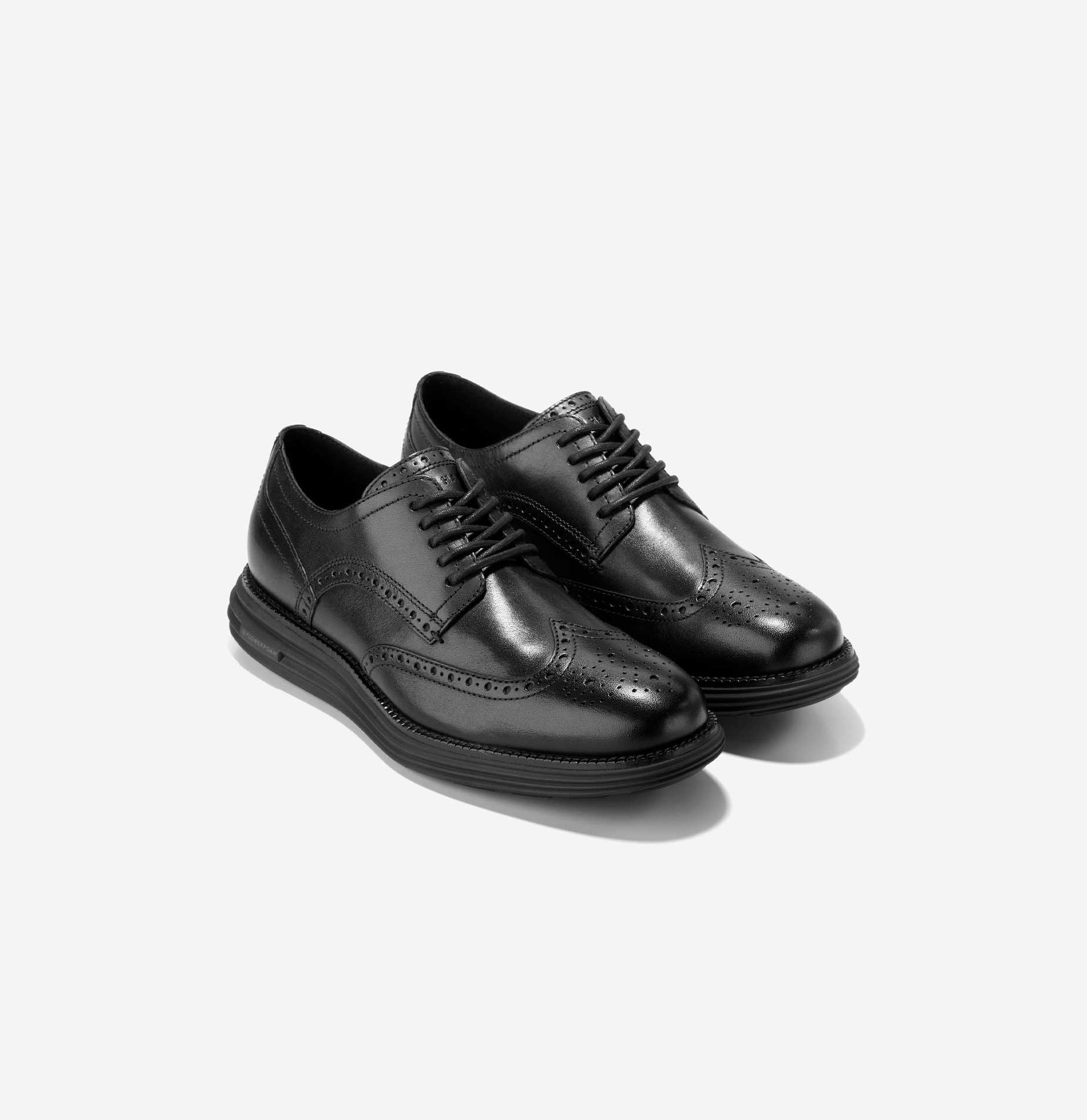 [ØRIGINALGRAND REMASTERED WINGTIP] 블랙 남성 윙팁 옥스포드 [Width:W]