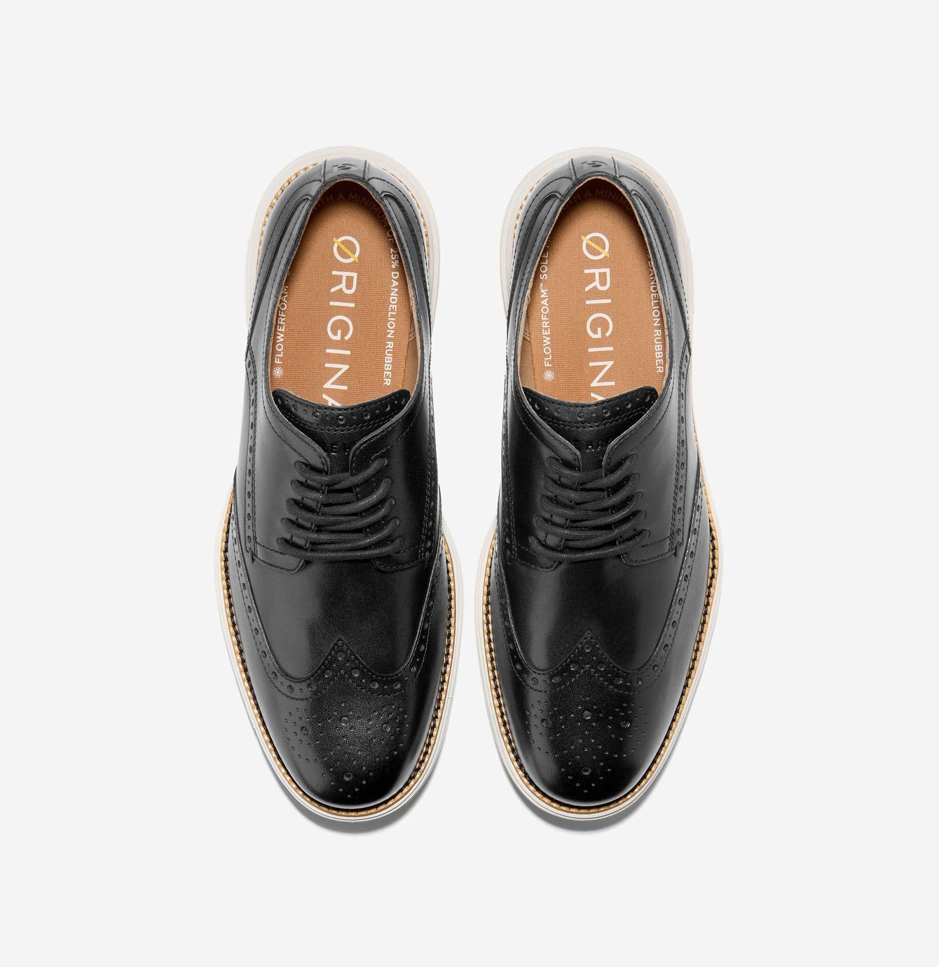 [ØRIGINALGRAND REMASTERED WINGTIP] 흰색 남성 윙팁 옥스포드 [Width:W]