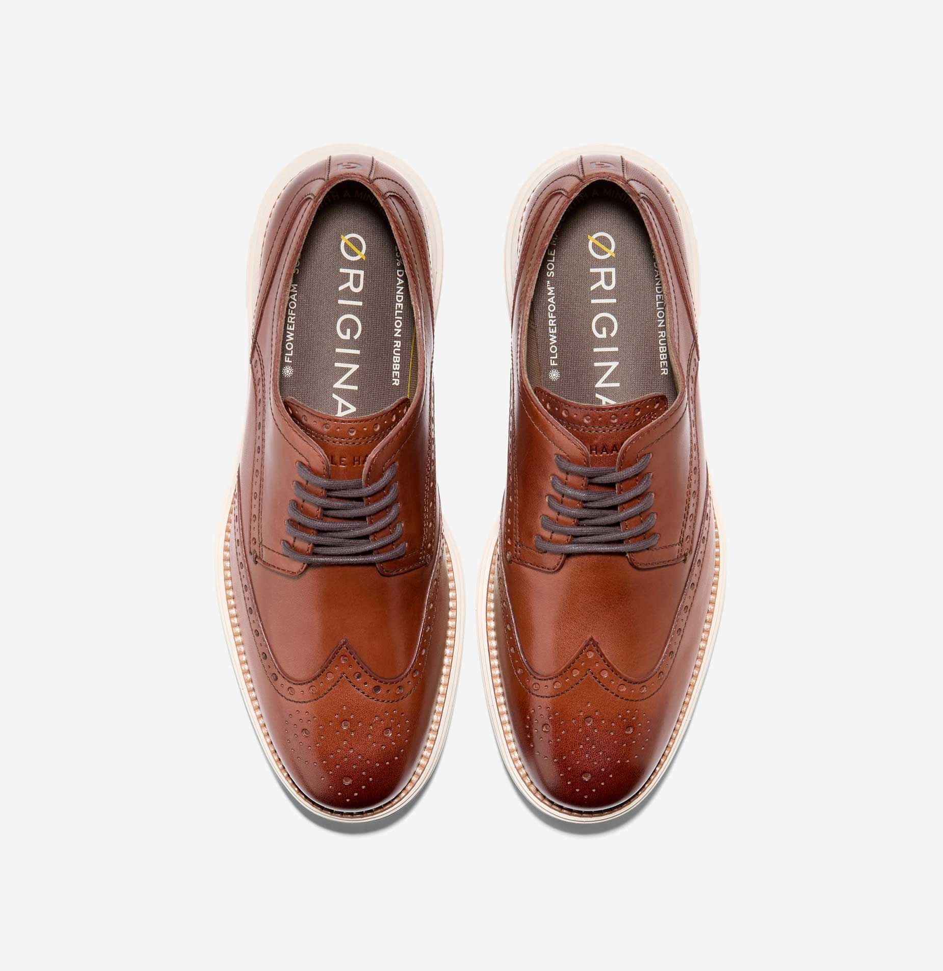 [ØRIGINALGRAND REMASTERED WINGTIP] 브라운 남성 윙팁 옥스포드 [Width:W]