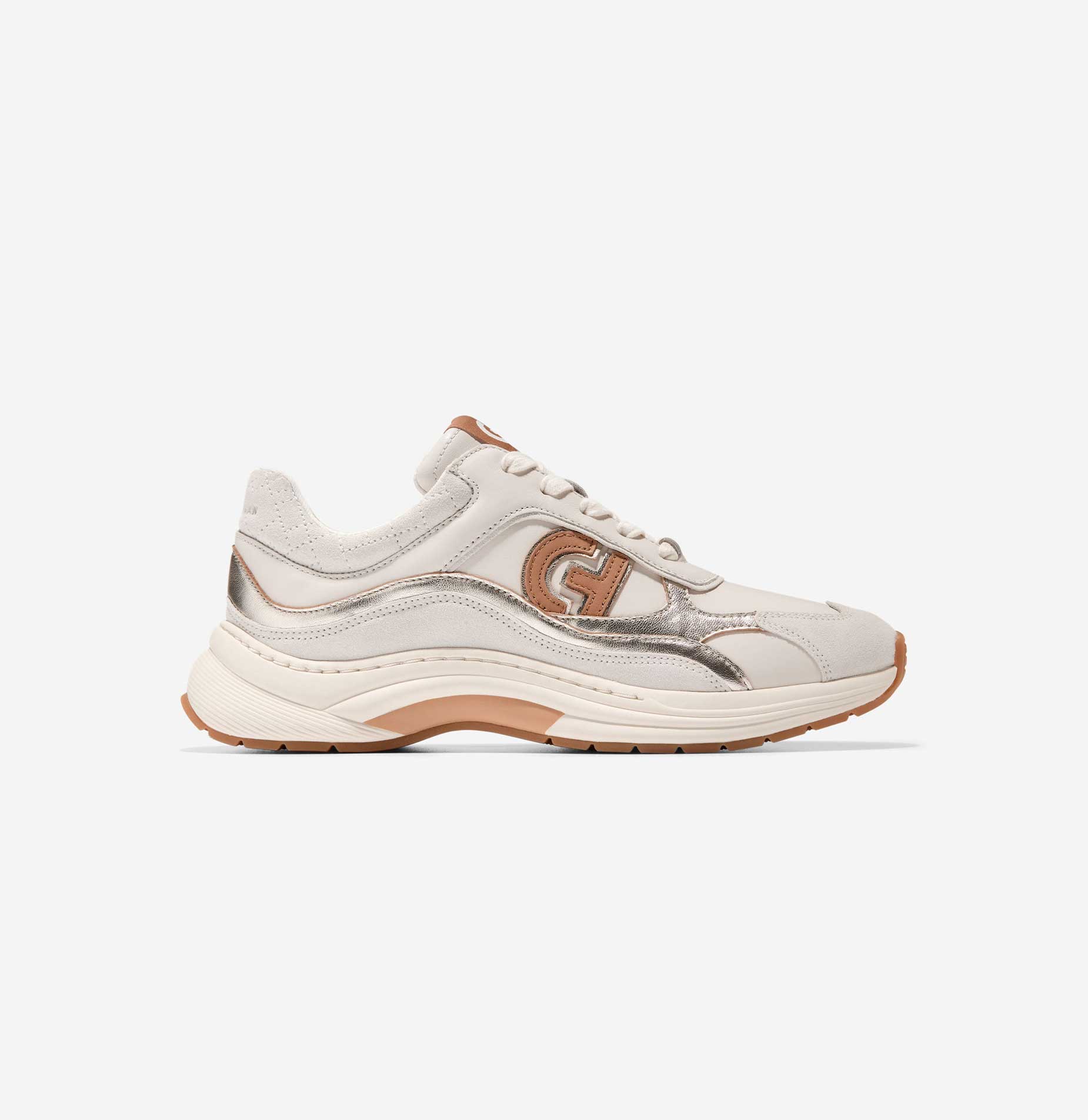 [GRANDPRØ ELEEANA RUNNERS] 실버 여성 스니커즈 [Width:C]