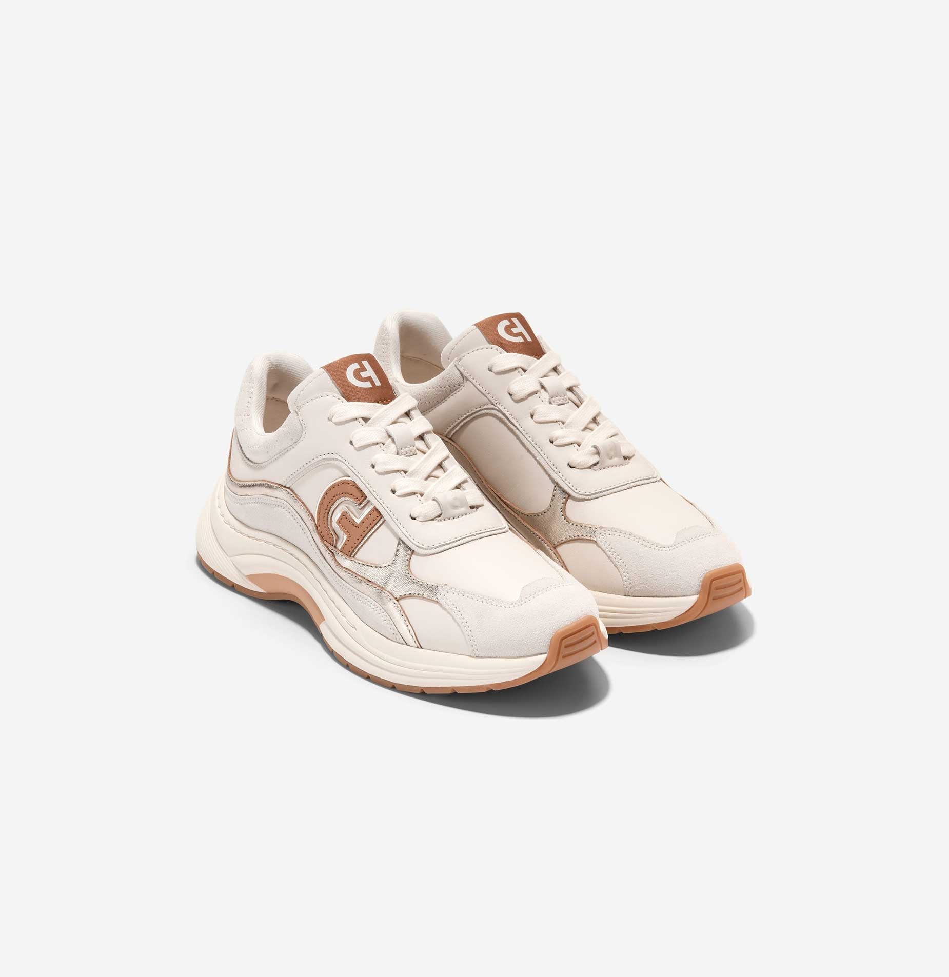 [GRANDPRØ ELEEANA RUNNERS] 실버 여성 스니커즈 [Width:C]