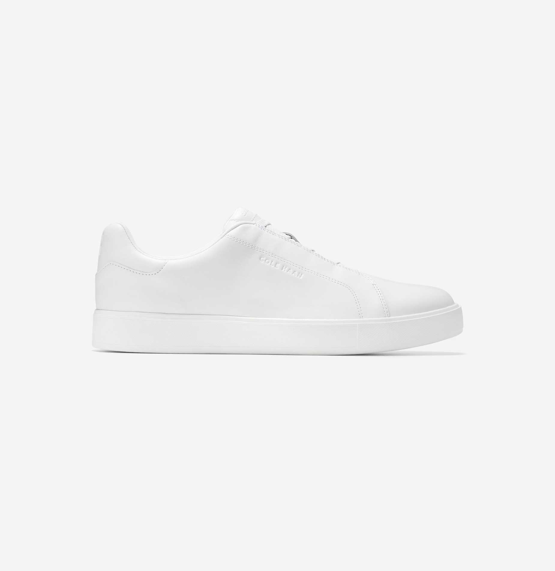 [GRANDPRØ LUXE SLIP-ON SNEAKERS] 흰색 남성 스니커즈 [Width:W]