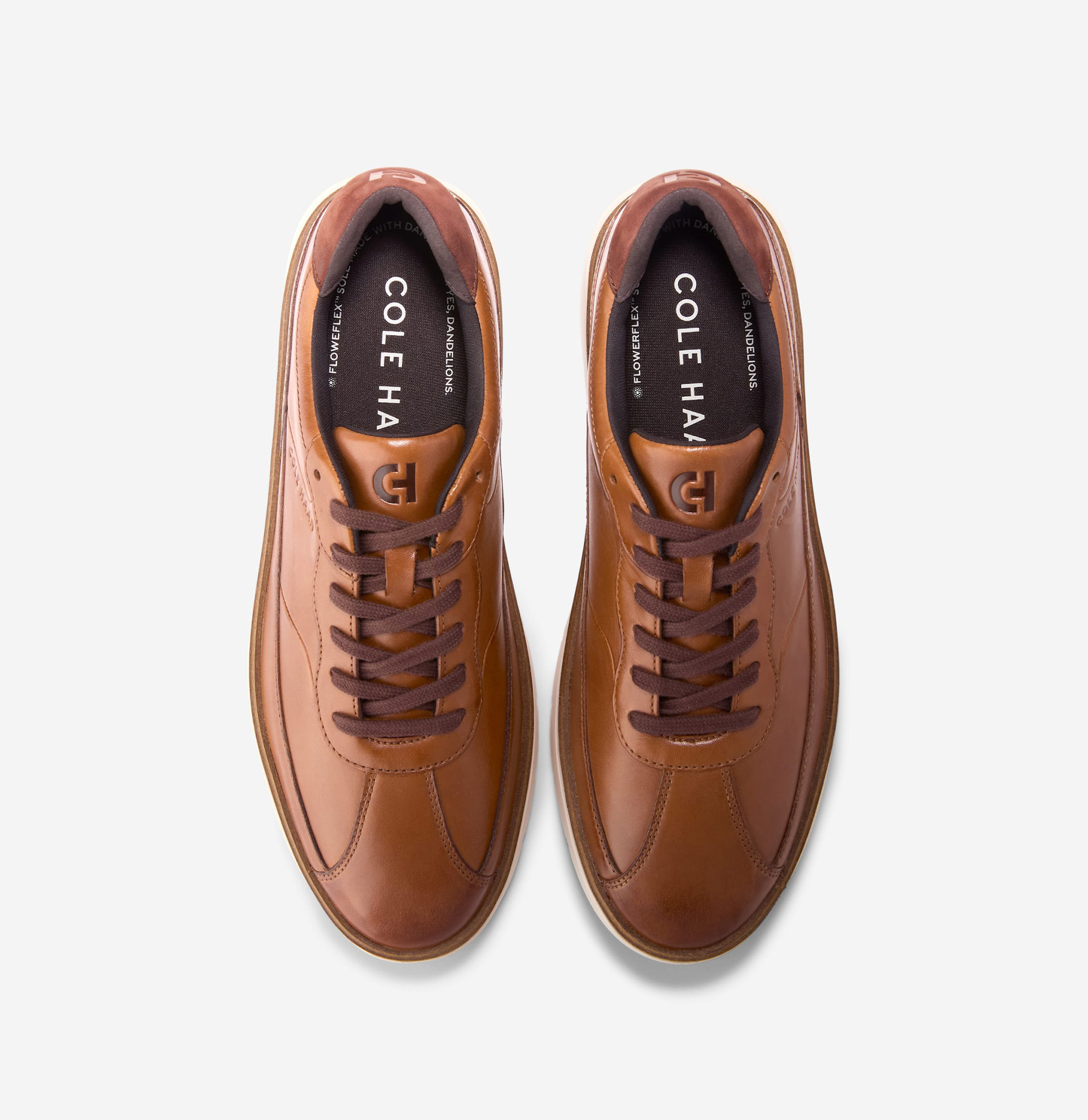 [GRANDPRØ FEATHERARC BIKE TOE SNEAKER] 브라운 남성 스니커즈 [Width:W]