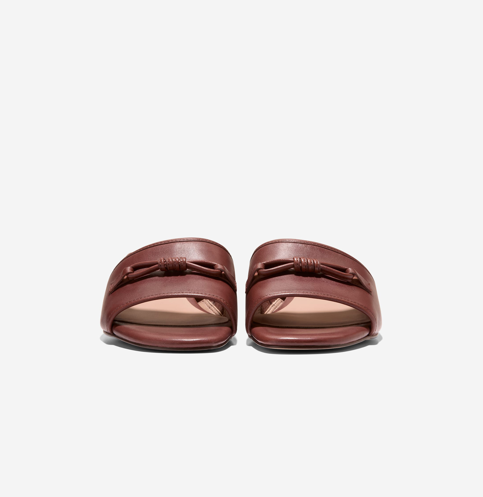 [CAILYN BOW MULES] 브라운 여성 샌들 [Width:B]