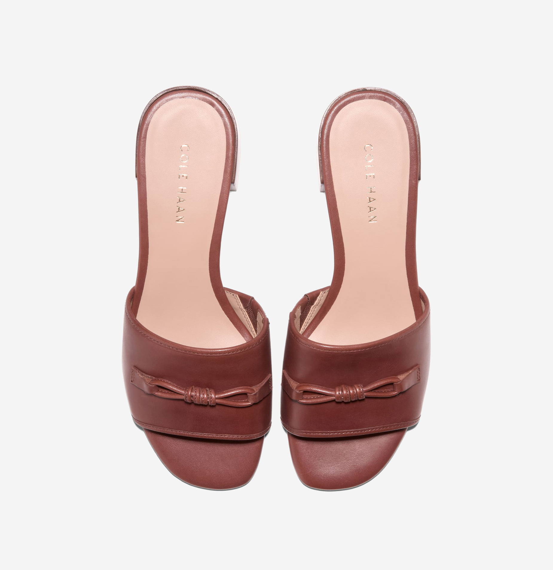 [CAILYN BOW MULES] 브라운 여성 샌들 [Width:B]
