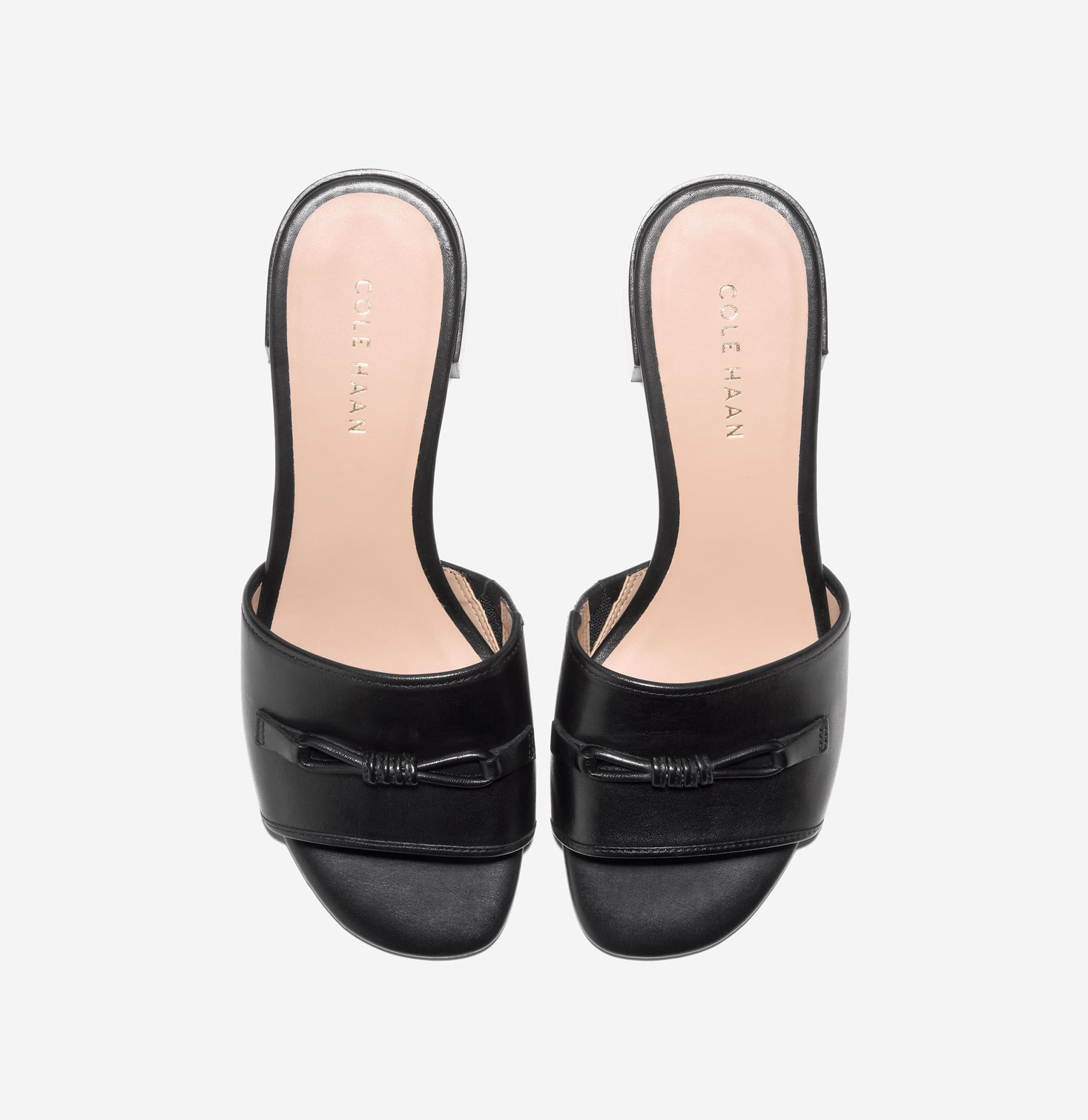 [CAILYN BOW MULES] 블랙 여성 샌들 [Width:B]