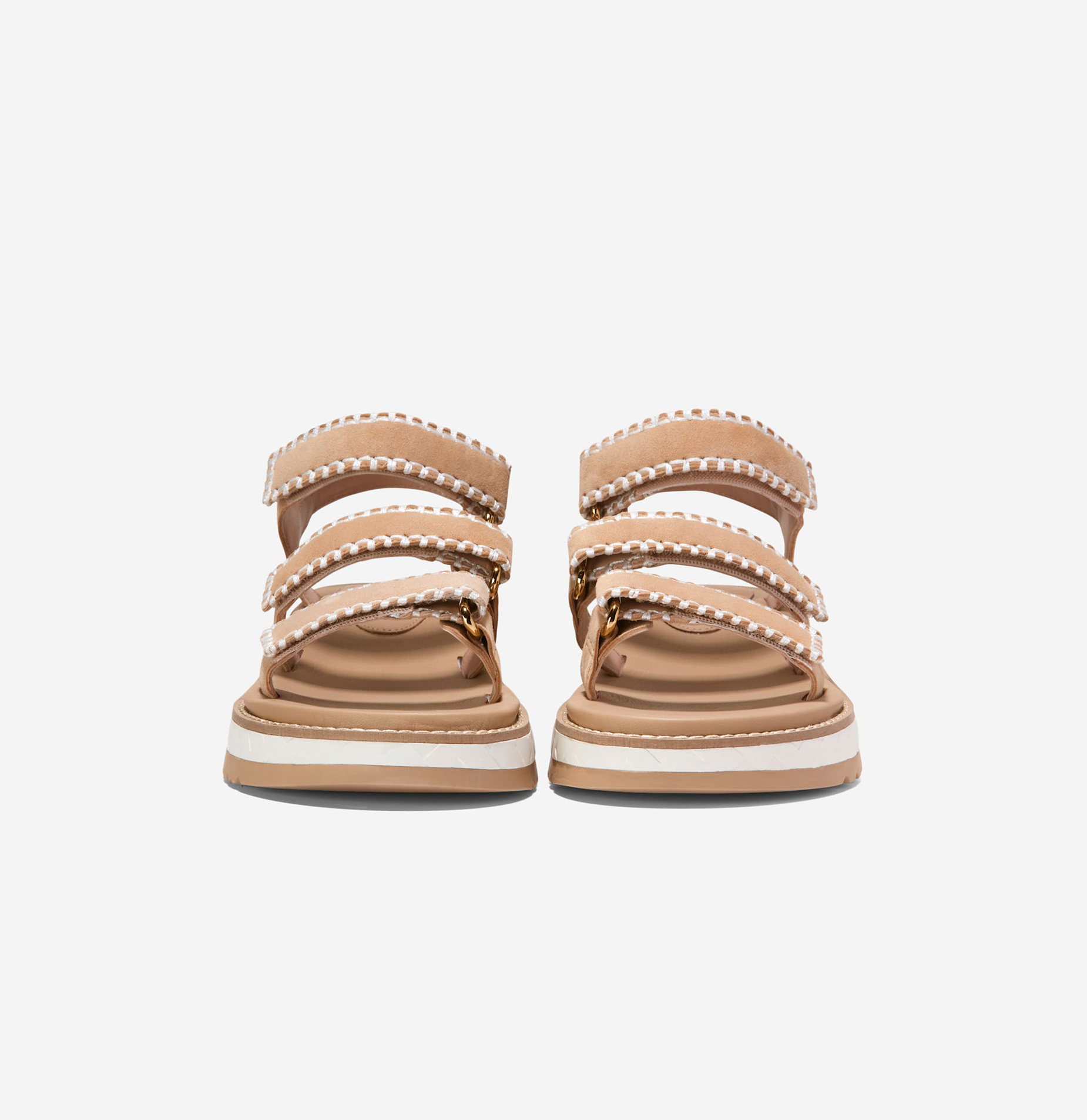 [GRANDPRØ DAYLIN WDG TRIPLE STRAP SANDALS] 캐멀 여성 샌들 [Width:B]