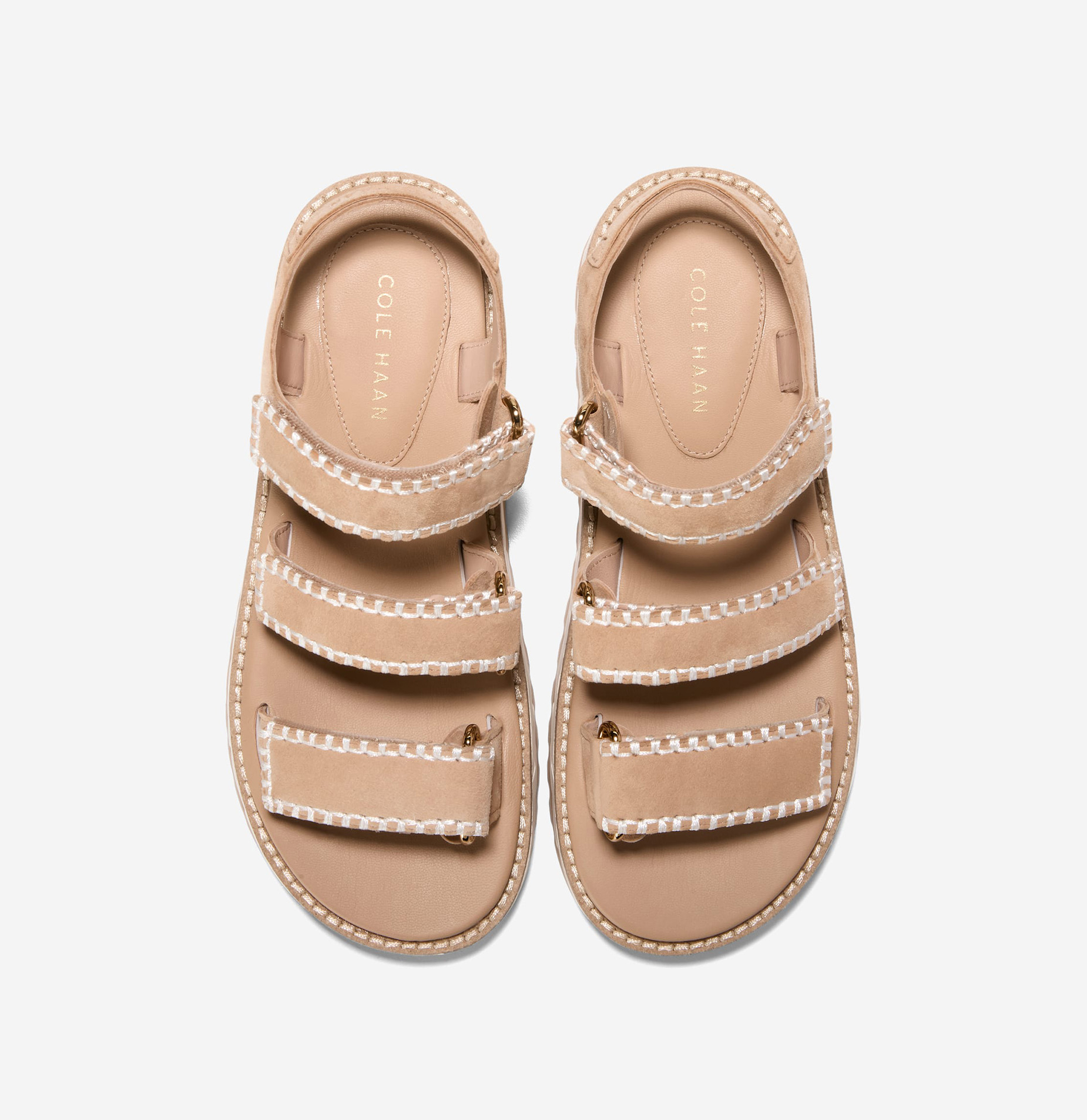 [GRANDPRØ DAYLIN WDG TRIPLE STRAP SANDALS] 캐멀 여성 샌들 [Width:B]