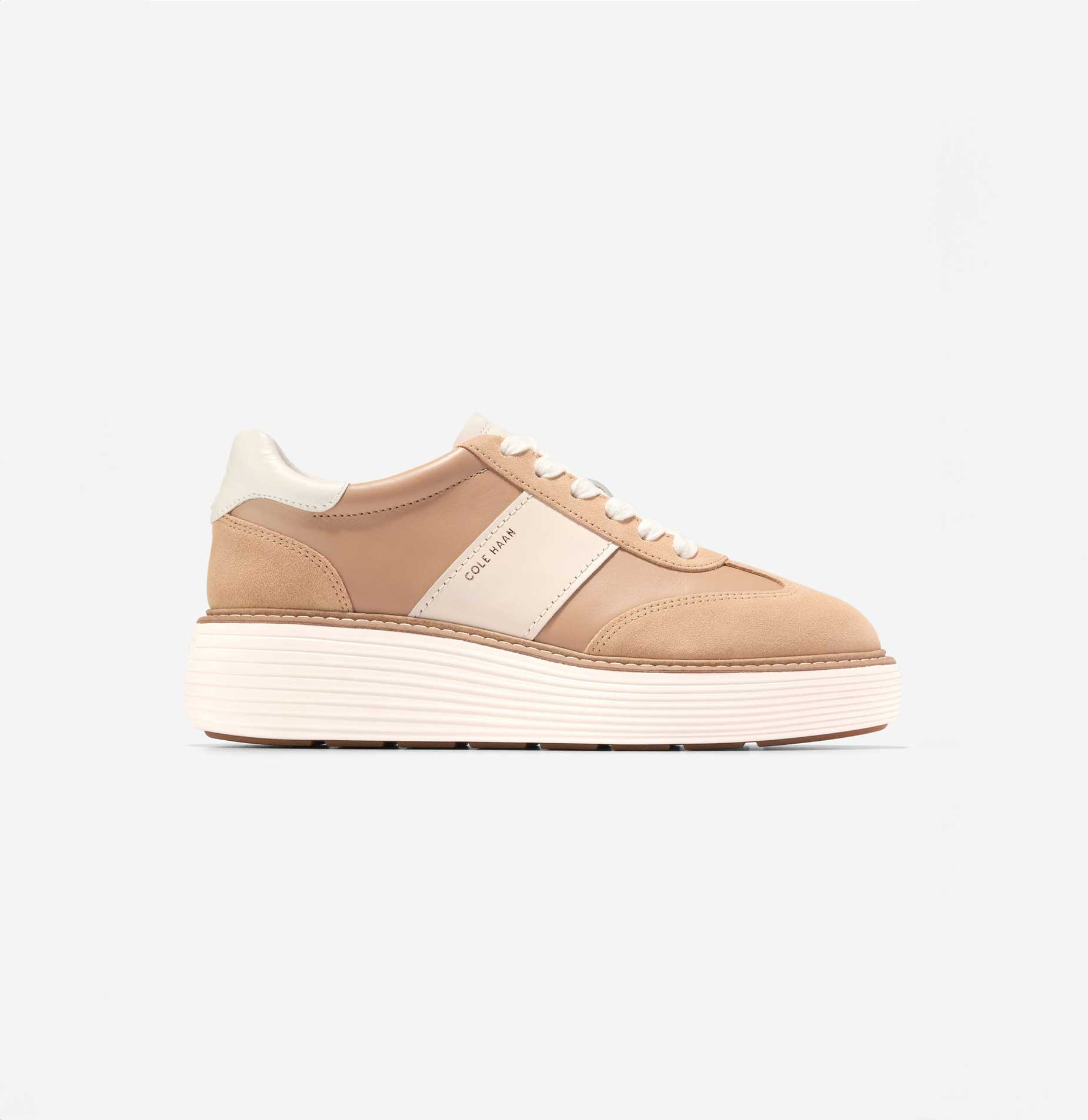 [&Oslash;RIGINALGRAND MAX PLATFORM SNEAKERS] 캐멀 여성 스니커즈 [Width:C]