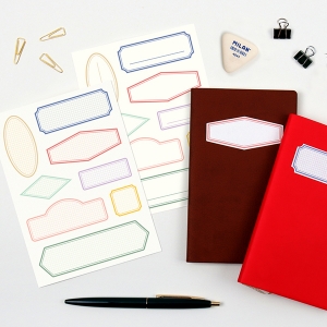 2타입 라벨 스티커 - 베이직