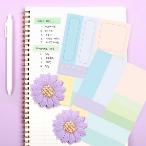 2타입 라벨 스티커 - 컬러