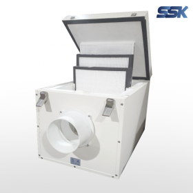 SSK 열회수 필터 박스 - 전열교환 환기 시스템 초 미세먼지 HEPA 프리 필터 시공