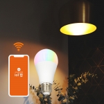 스마트공간 IoT팝 전구 - 1600만 컬러 LED E26 조명 폰 식물 밝기 색상 조절