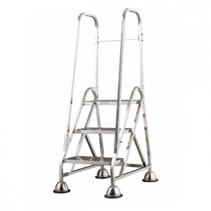 이동식 3단 난간 안전 스테인레스 스틸 사다리 계단 작업 발판 작업용 MLS-730HS