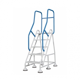 이동식 5단 난간 탈부착형 안전 사다리 산업용 계단 작업 발판 작업용 ML-1200HS